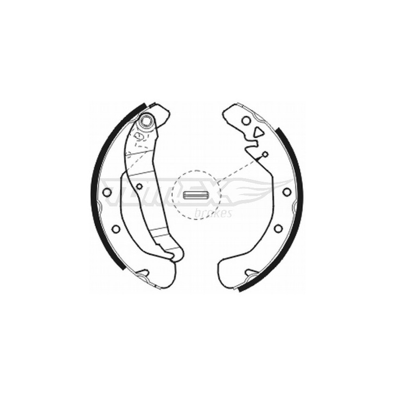 TOMEX Brakes TX 20-78 Bremsbackensatz für