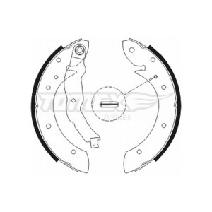 TOMEX Brakes TX 20-79 Sada brzdových čeľustí pre