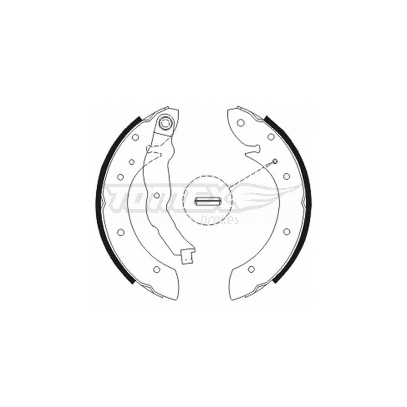 TOMEX Brakes TX 20-79 Bremsbackensatz für