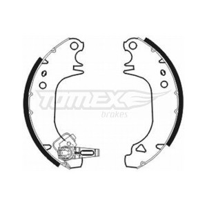 TOMEX Brakes TX 20-80 Sada brzdových čeľustí pre