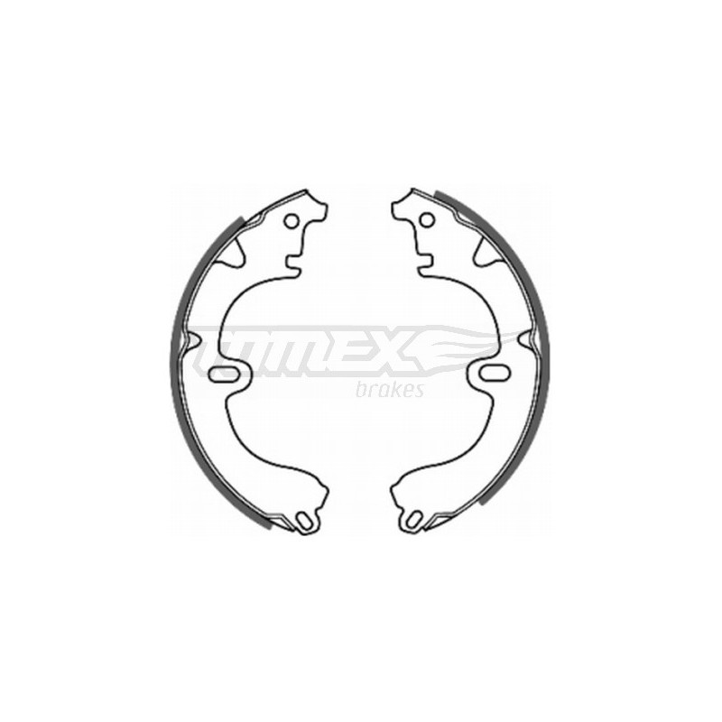 TOMEX Brakes TX 20-82 Jeu de mâchoires de frein pour