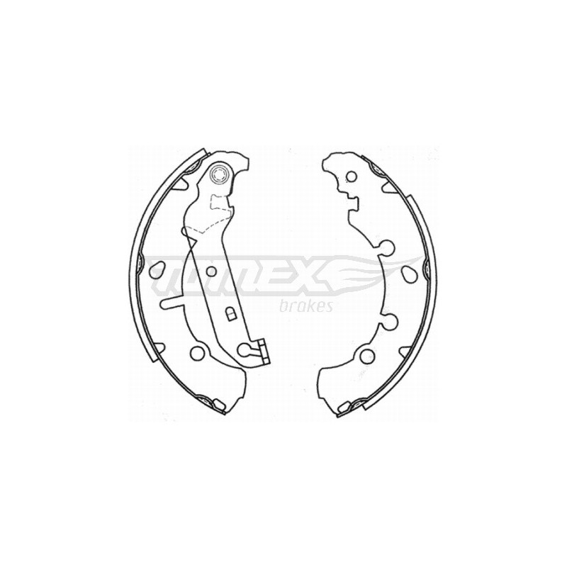 TOMEX Brakes TX 20-93 Juego de zapatas de frenos para