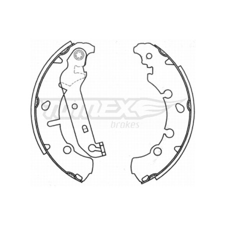 TOMEX Brakes TX 20-93 Sada brzdových čelistí pro
