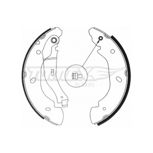 TOMEX Brakes TX 20-94 Sada brzdových čeľustí pre