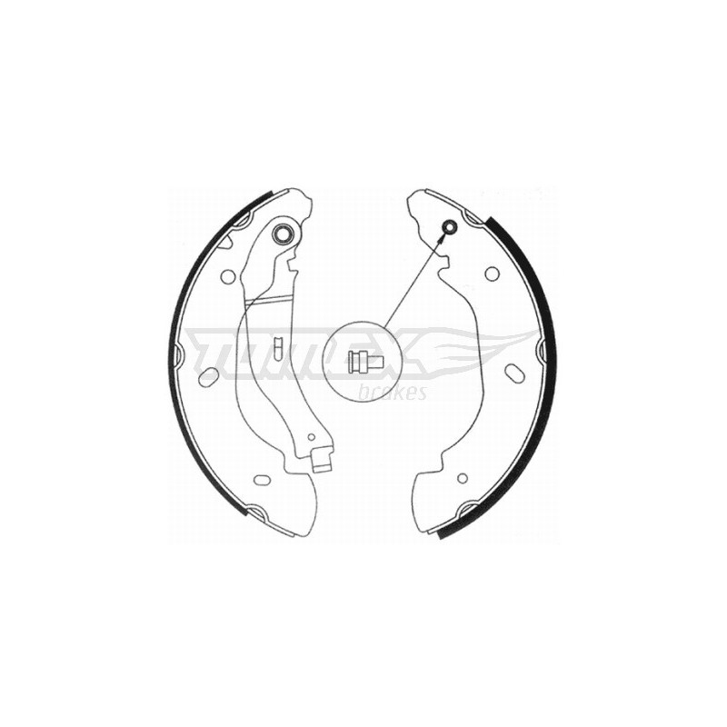 TOMEX Brakes TX 20-94 Sada brzdových čeľustí pre