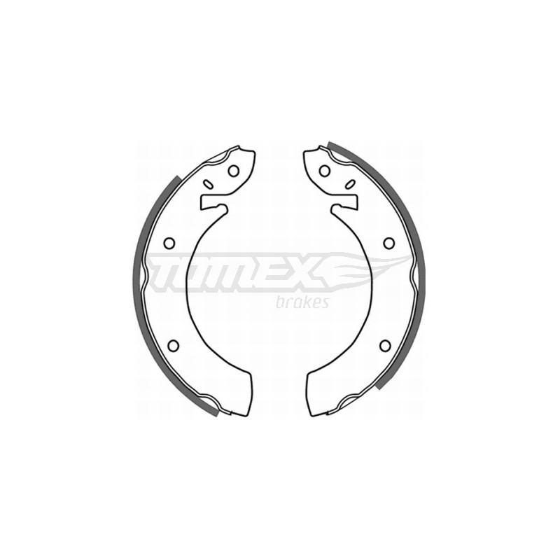 TOMEX Brakes TX 20-96 Sada brzdových čelistí pro