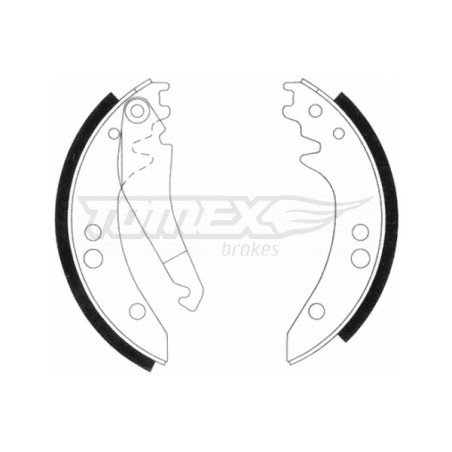 TOMEX Brakes TX 20-97 Sada brzdových čelistí pro
