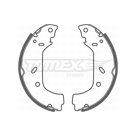 TOMEX Brakes TX 20-98 Zestaw szczęk hamulcowych dla