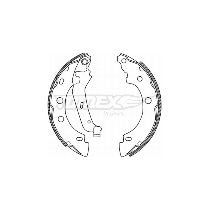 TOMEX Brakes TX 21-00 Juego de zapatas de frenos para