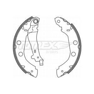 TOMEX Brakes TX 21-01 Bremsbackensatz für