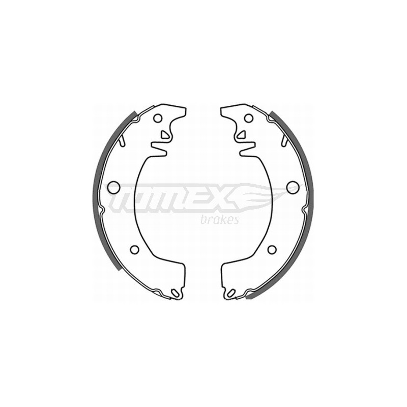 TOMEX Brakes TX 21-03 Bremsbackensatz für