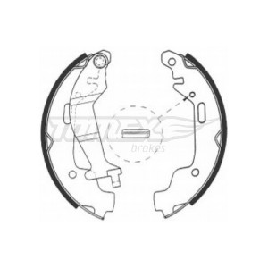 TOMEX Brakes TX 21-10 Sada brzdových čeľustí pre
