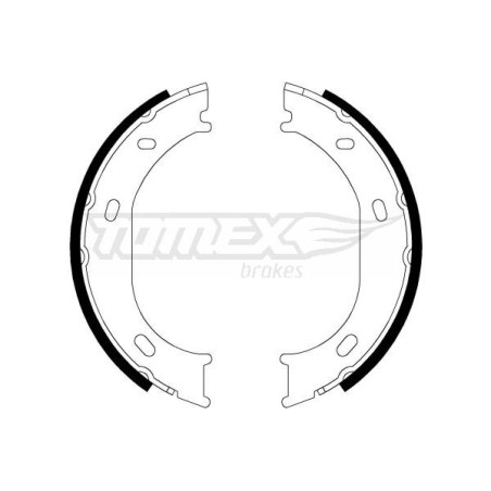 TOMEX Brakes TX 21-17 Sada brzdových čeľustí pre