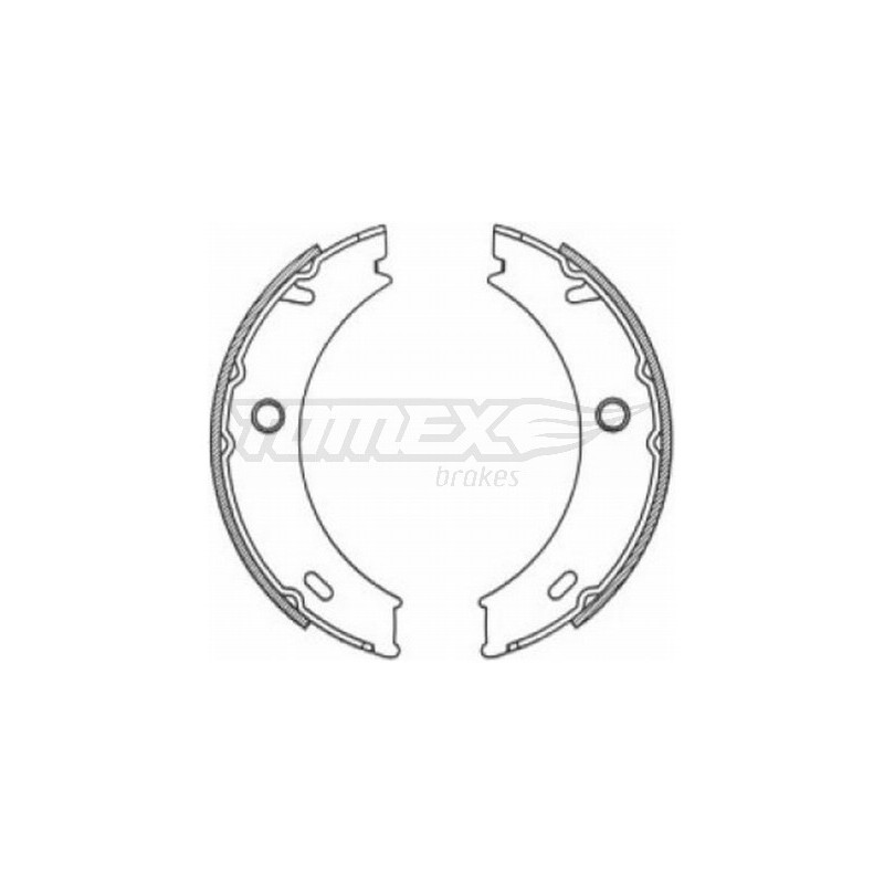 TOMEX Brakes TX 21-18 Juego de zapatas de frenos para