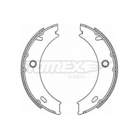 TOMEX Brakes TX 21-18 Zestaw szczęk hamulcowych dla