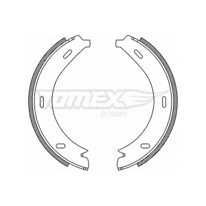 TOMEX Brakes TX 21-19 Sada brzdových čeľustí pre