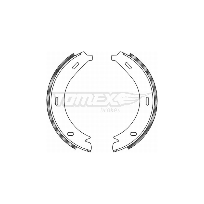 TOMEX Brakes TX 21-19 Kit ganasce freno per