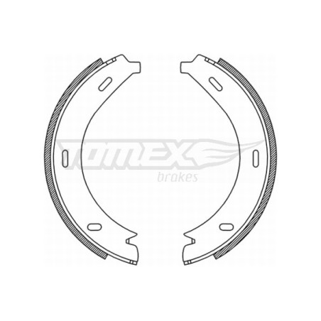 TOMEX Brakes TX 21-19 Kit ganasce freno per
