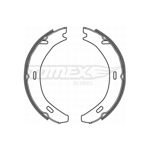 TOMEX Brakes TX 21-20 Sada brzdových čeľustí pre