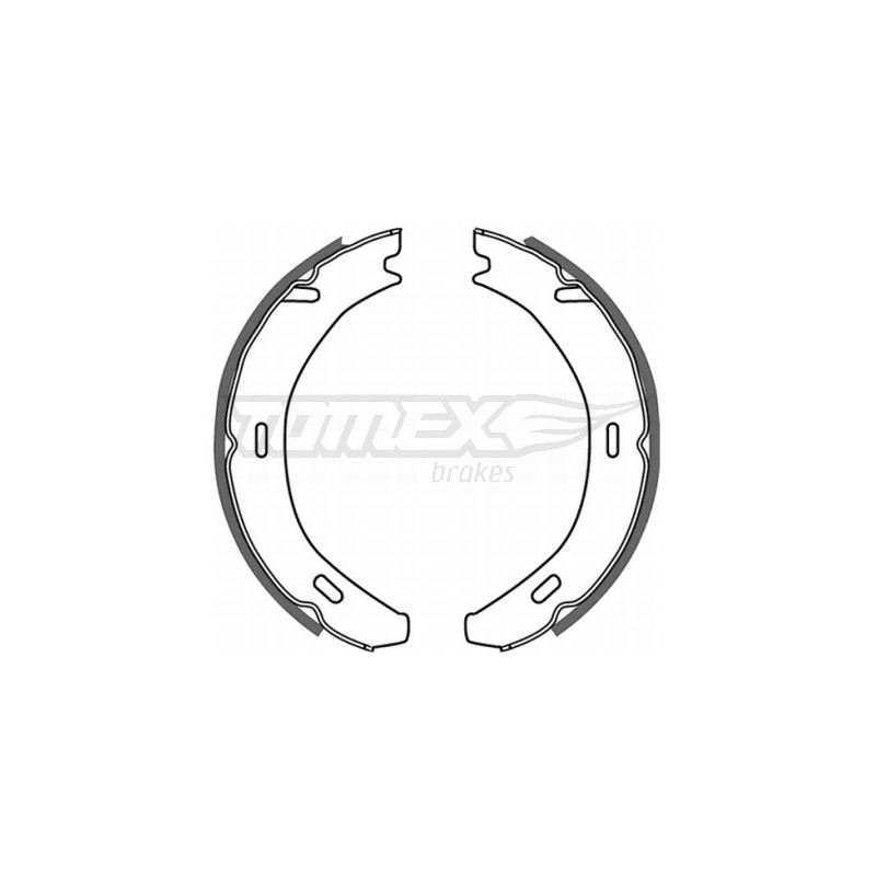 TOMEX Brakes TX 21-20 Brake Shoe Set for