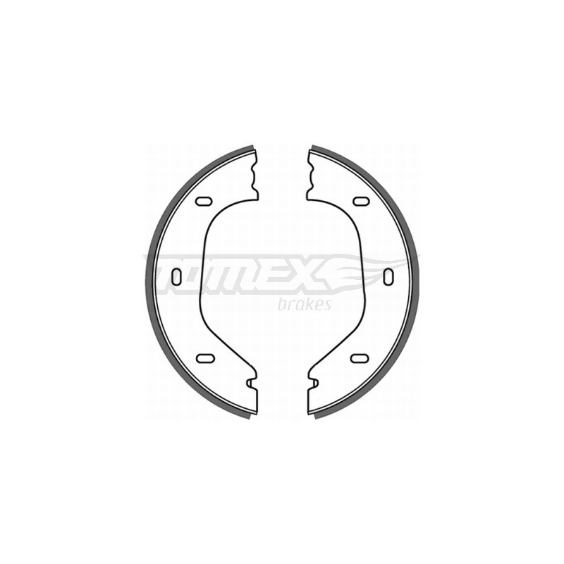 TOMEX Brakes TX 21-21 Sada brzdových čelistí pro