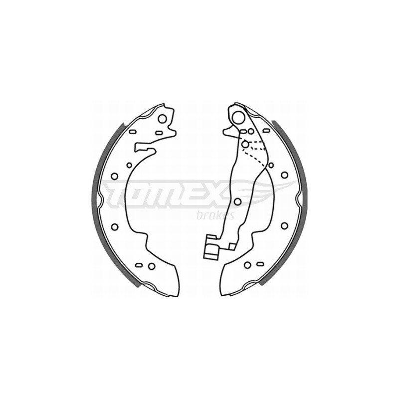 TOMEX Brakes TX 21-22 Sada brzdových čelistí pro