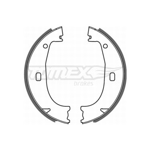 TOMEX Brakes TX 21-23 Sada brzdových čeľustí pre