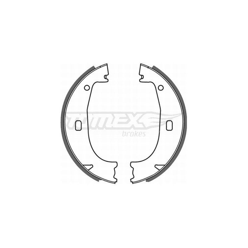 TOMEX Brakes TX 21-23 Bremsbackensatz für
