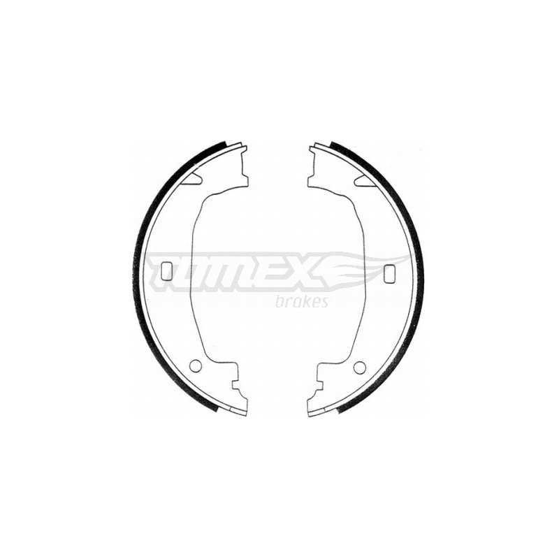 TOMEX Brakes TX 21-24 Brake Shoe Set for