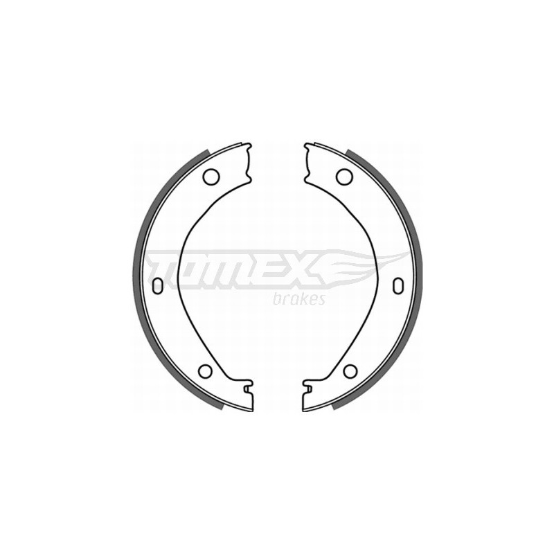 TOMEX Brakes TX 21-26 Brake Shoe Set for