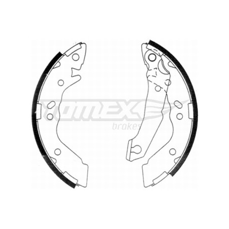 TOMEX Brakes TX 21-36 Jeu de mâchoires de frein pour