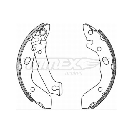 TOMEX Brakes TX 21-37 Kit ganasce freno per