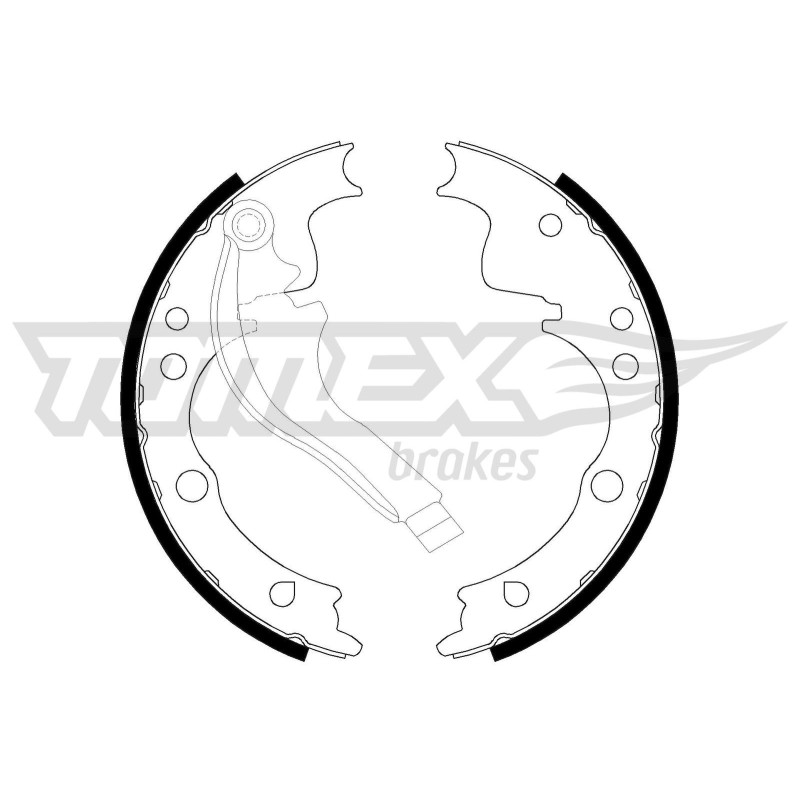 TOMEX Brakes TX 21-39 Jeu de mâchoires de frein pour