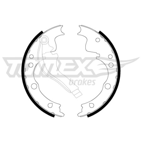 TOMEX Brakes TX 21-39 Bremsbackensatz für