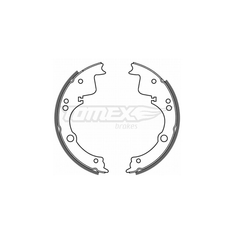 TOMEX Brakes TX 21-40 Sada brzdových čeľustí pre