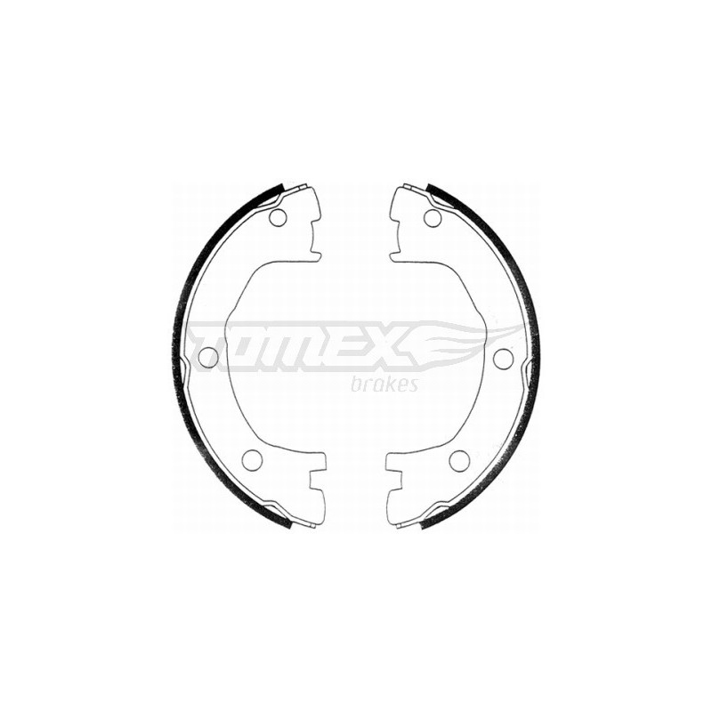 TOMEX Brakes TX 21-41 Sada brzdových čeľustí pre