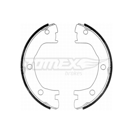 TOMEX Brakes TX 21-41 Sada brzdových čelistí pro