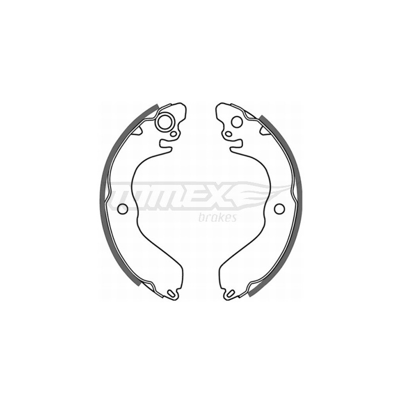 TOMEX Brakes TX 21-43 Sada brzdových čeľustí pre