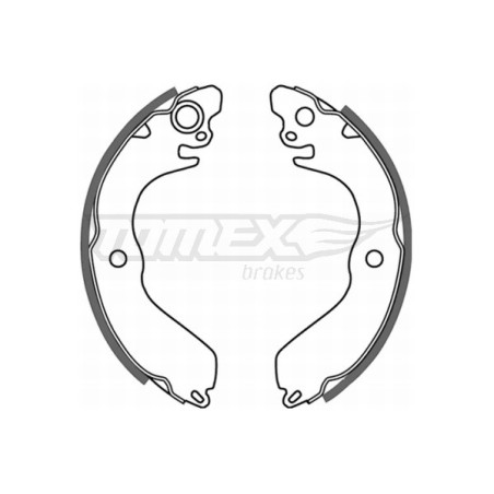 TOMEX Brakes TX 21-43 Sada brzdových čeľustí pre