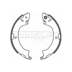 TOMEX Brakes TX 21-44 Sada brzdových čeľustí pre