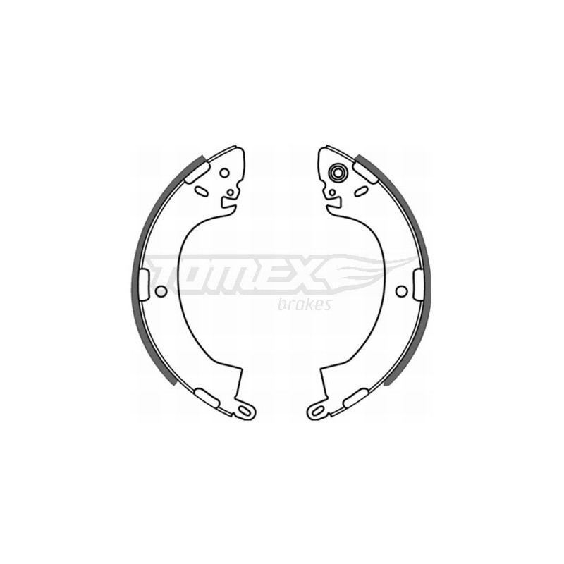 TOMEX Brakes TX 21-44 Sada brzdových čeľustí pre