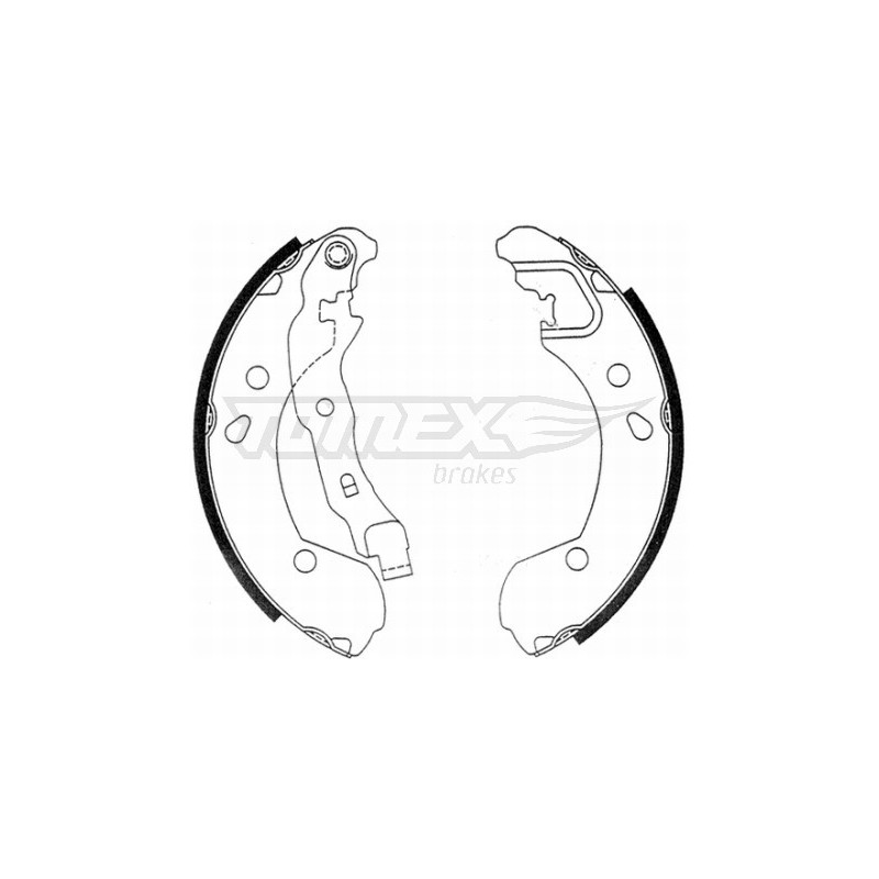 TOMEX Brakes TX 21-48 Kit ganasce freno per