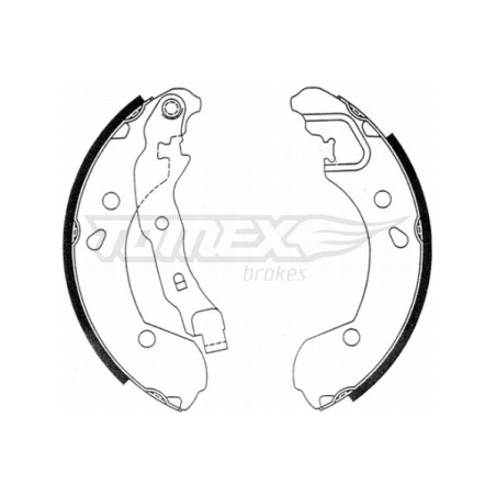 TOMEX Brakes TX 21-48 Jeu de mâchoires de frein pour