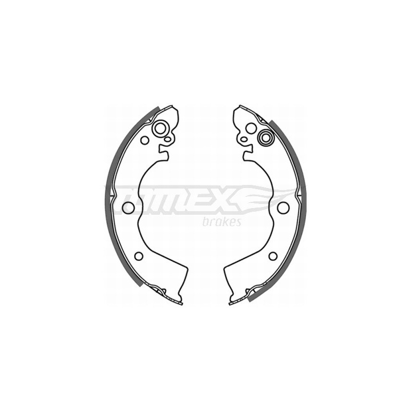 TOMEX Brakes TX 21-50 Bremsbackensatz für