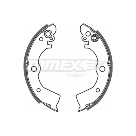 TOMEX Brakes TX 21-50 Brake Shoe Set for
