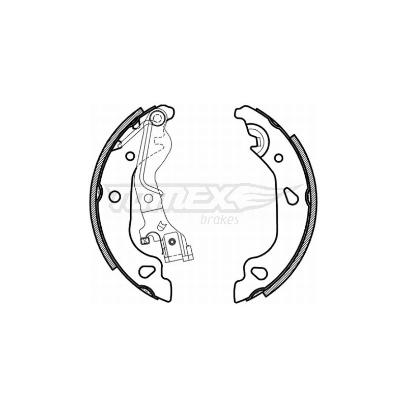 TOMEX Brakes TX 21-59 Zestaw szczęk hamulcowych dla