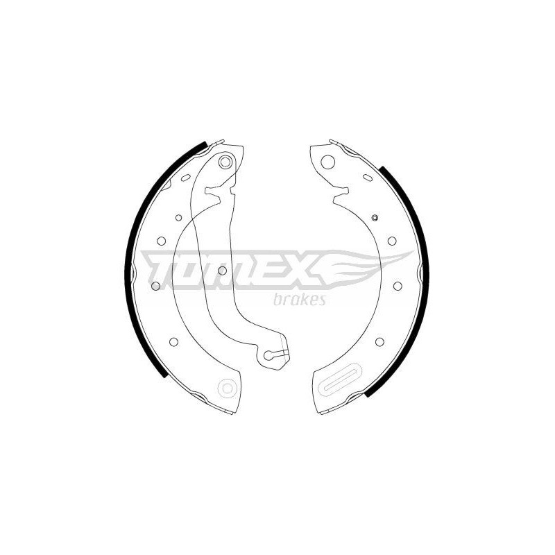 TOMEX Brakes TX 21-60 Sada brzdových čelistí pro
