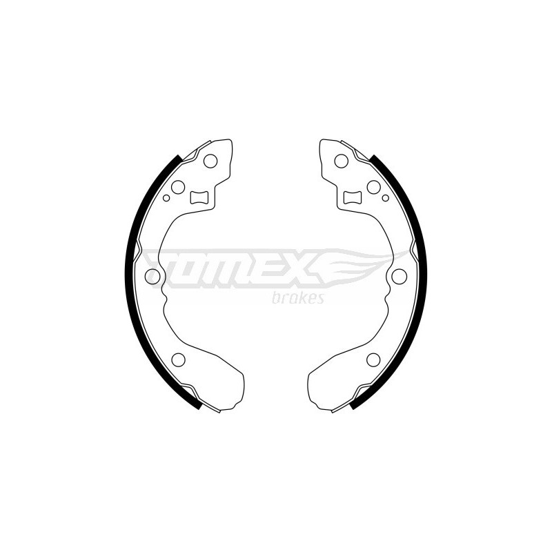 TOMEX Brakes TX 21-63 Sada brzdových čelistí pro