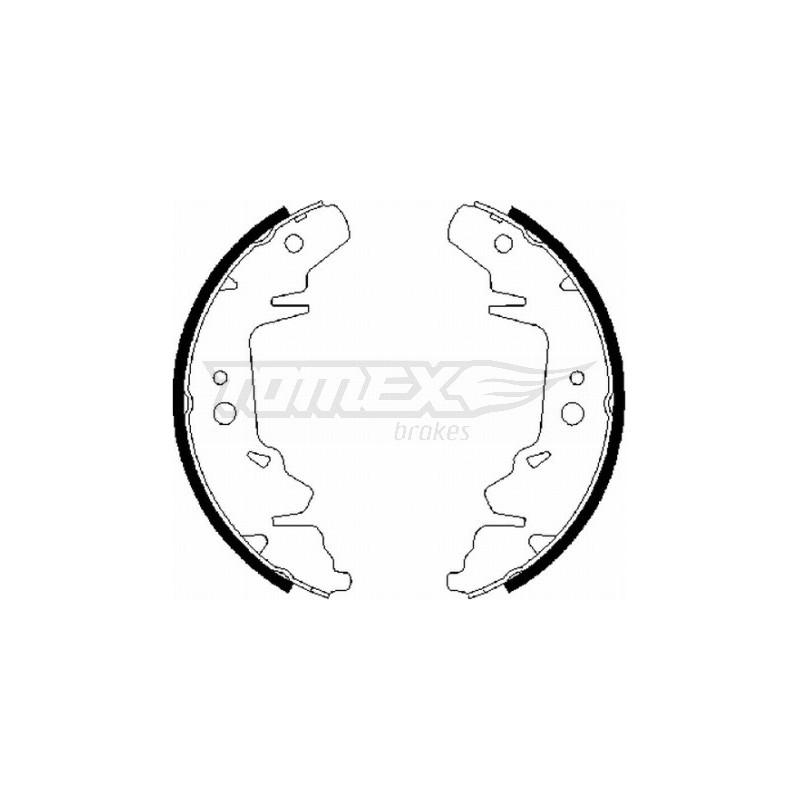 TOMEX Brakes TX 21-64 Sada brzdových čelistí pro