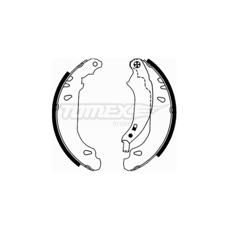 TOMEX Brakes TX 21-65 Sada brzdových čelistí pro